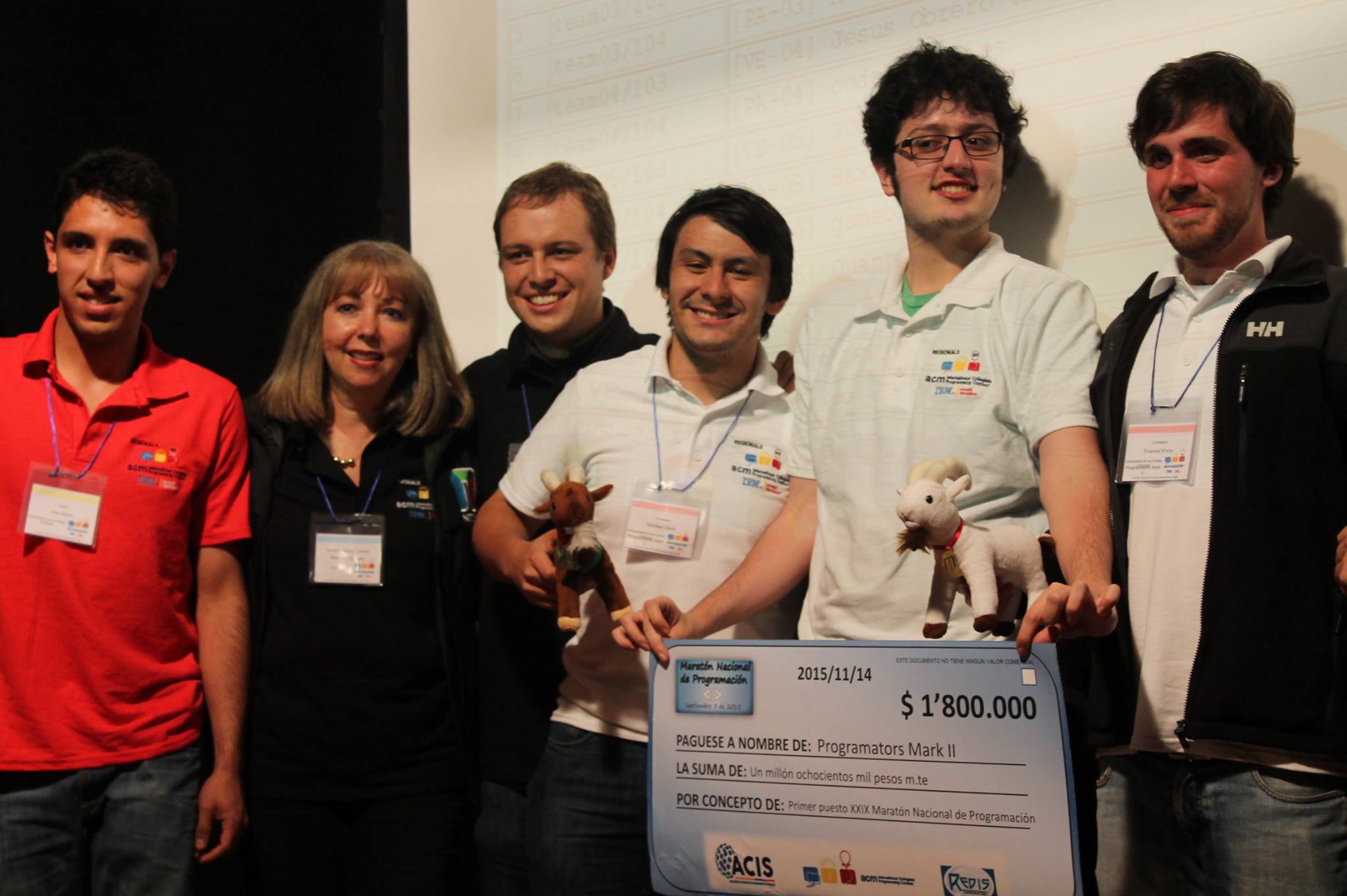 Programators Mark II, equipo ganador y sus mentores