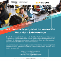4ta muestra de proyectos de innovación - Uniandes - SAP Next-Gen
