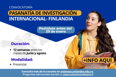 ¡Inscripciones abiertas! Programa de pasantías de investigación de verano en la Universidad Aalto, Finlandia