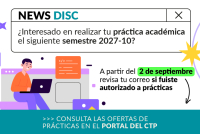 ¡Llegó el momento de gestionar la práctica académica para 2027–10¡
