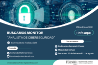 Buscamos monitor para curso de habilidades básicas e intermedias analista de ciberseguridad
