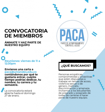 Convocatoria de miembros PACA