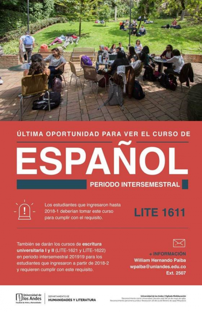 Requisito de Español - Curso Intersemestral 2019