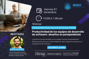 Webinar: Productividad de los equipos de desarrollo de software: desafíos en postpandemia
