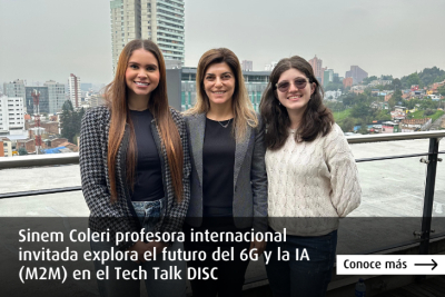 Sinem Coleri profesora internacional invitada explora el futuro del 6G y la IA (M2M) en el Tech Talk DISC