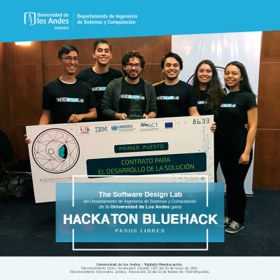 ¡The Software Design Lab del DISC gana la Bluehack PASOS LIBRES!