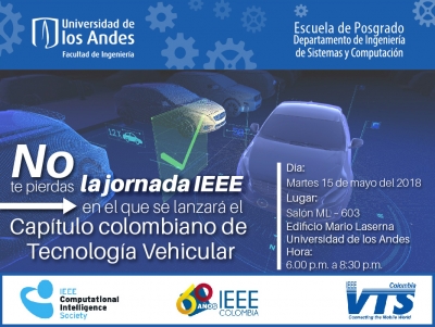 Lanzamiento del capítulo colombiano de Tecnología Vehicular - Jornada IEEE
