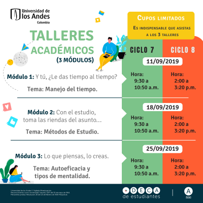 Talleres académicos (3 módulos)