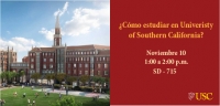 Charla ¿Cómo estudiar en University of Southern California?