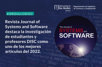 Revista Journal of Systems and Software destaca la investigación de estudiantes y profesores DISC como uno de los mejores artículos del 2022
