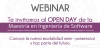 Webinar Open Day - Maestría en Ingeniería de Software – MISO