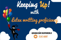 Grabación disponible del evento Keeping Up! with LaTeX