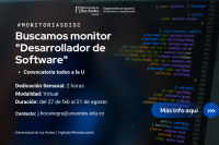 Convocatoria abierta: Buscamos monitor para curso de habilidades intermedias para desarrollador de software