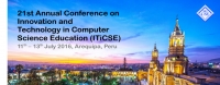 21th Annual Conference on Innovation and Technology in Computer Science Education (ITiCSE 2016)