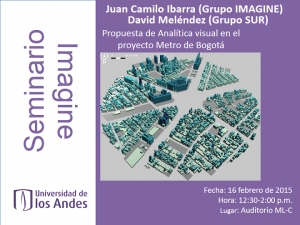 Seminario Imagine: Analítica Visual en el Proyecto Metro de Bogotá