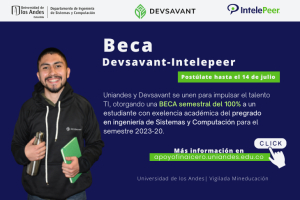 Beca Devsavant-Intelepeer, una alianza con Devsavant, Intelepeer y el Departamento de Ingeniería de Sistemas y Computación