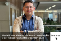 Mario Linares Vásquez, el número 1 en Colombia en el ranking “Rising Star of Science” 2024