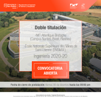 Convocatoria de Doble Titulación Ingeniería 2020-20