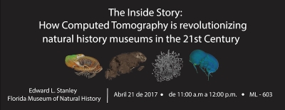 Charla: How Computed tomography is revolutionizing natural history museums